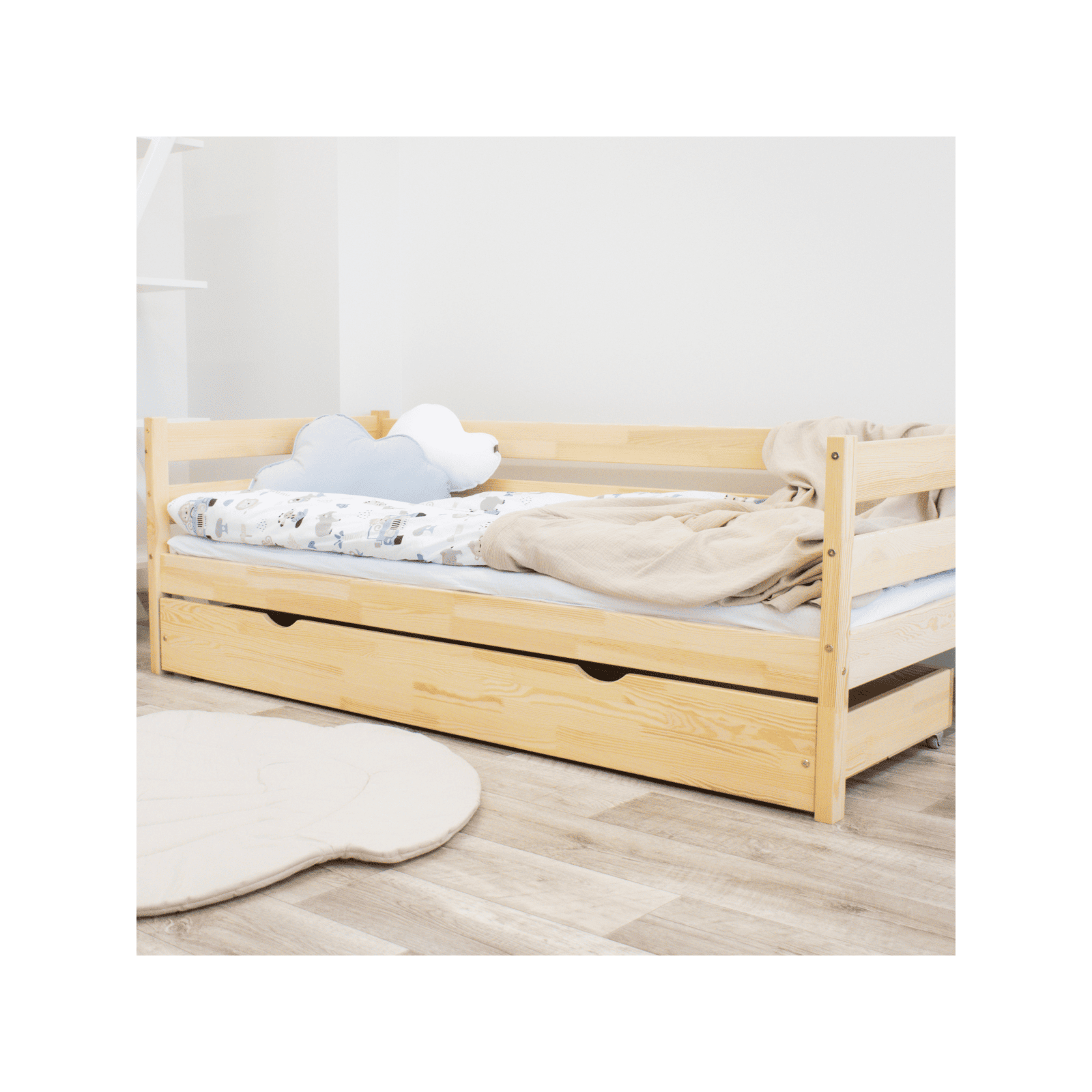 Łóżko drewniane pojedyncze KARO Z