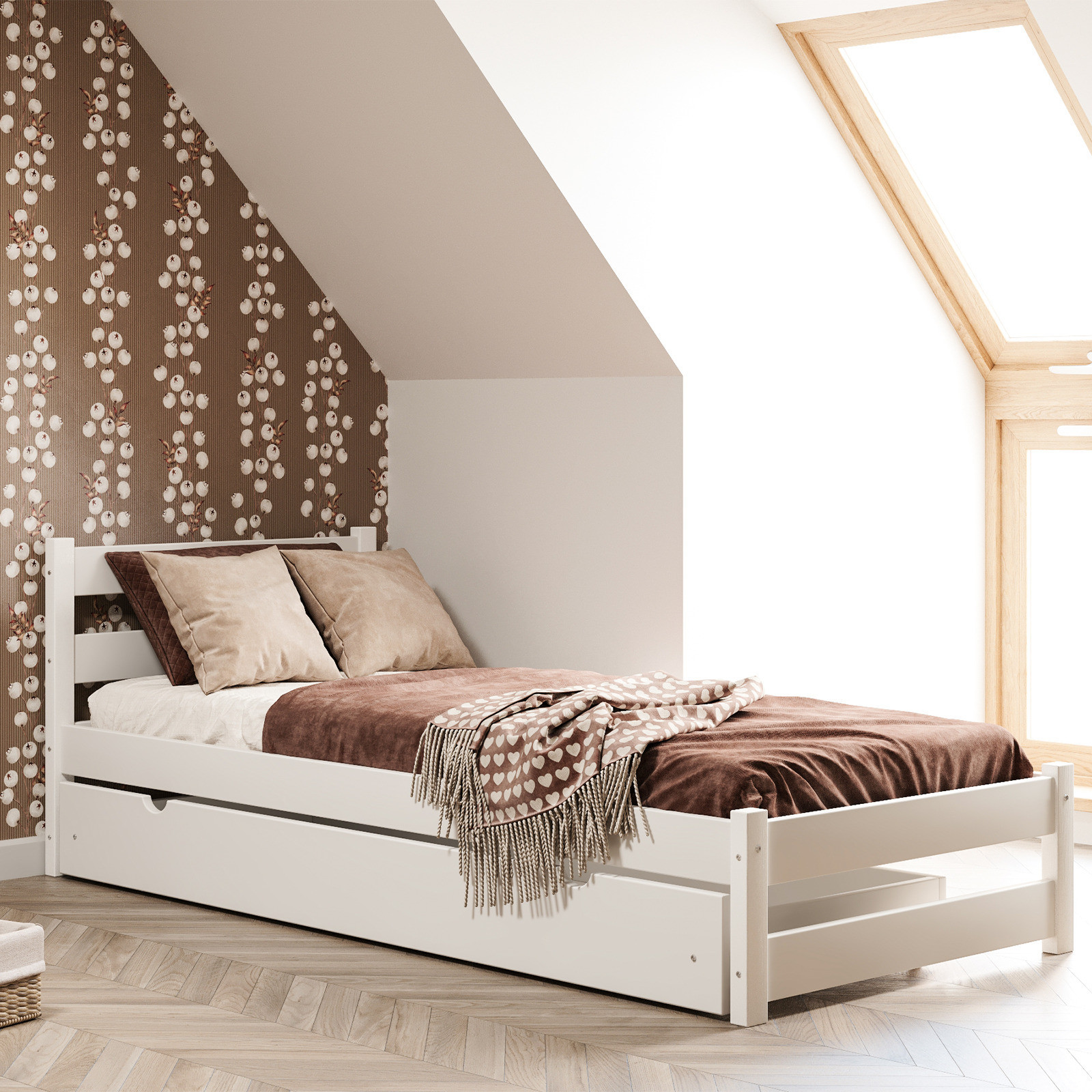 Łóżko pojedyncze ZEFIR