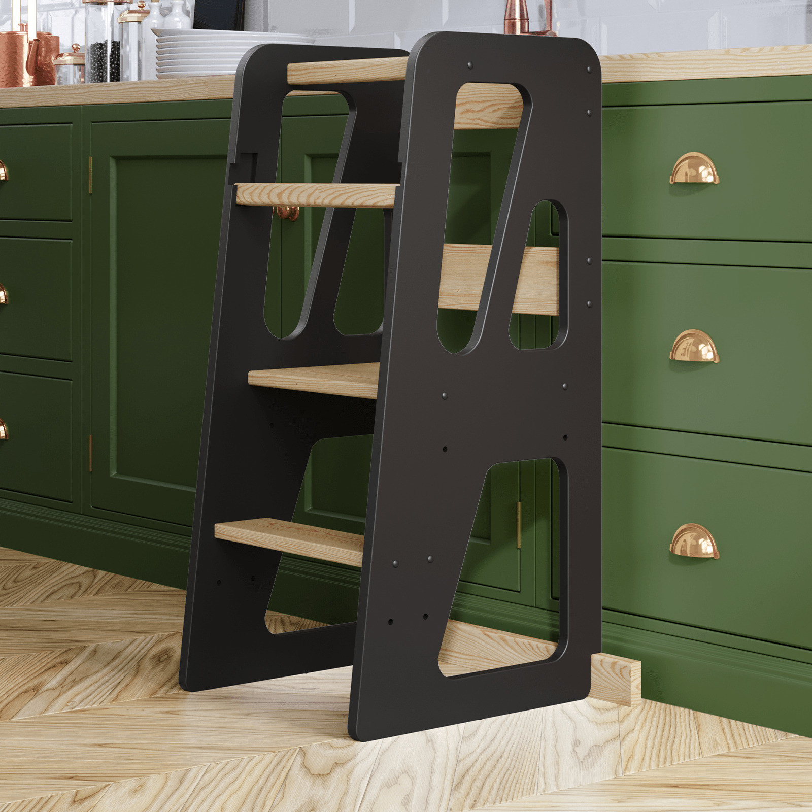 Pomocnik Kuchenny Kitchen Helper Dla Dzieci - Wzór Trójkąty