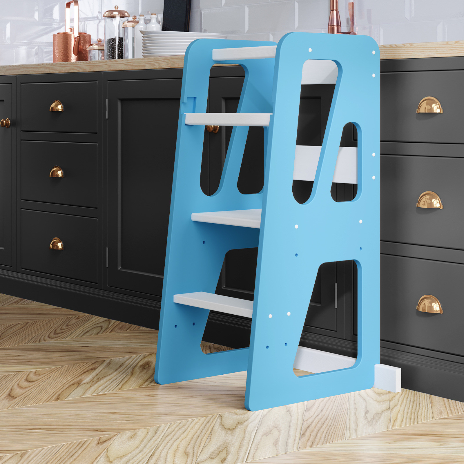 Pomocnik Kuchenny Kitchen Helper Dla Dzieci - Wzór Trójkąty