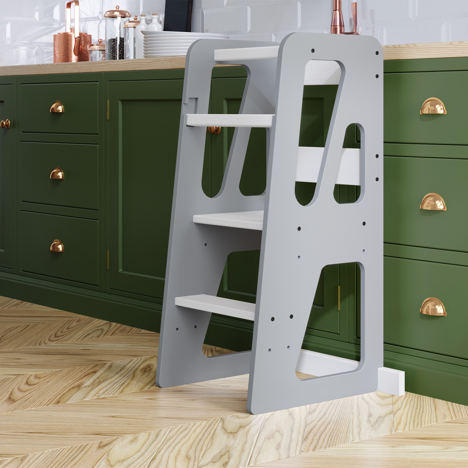 Pomocnik Kuchenny Kitchen Helper Dla Dzieci - Wzór Trójkąty