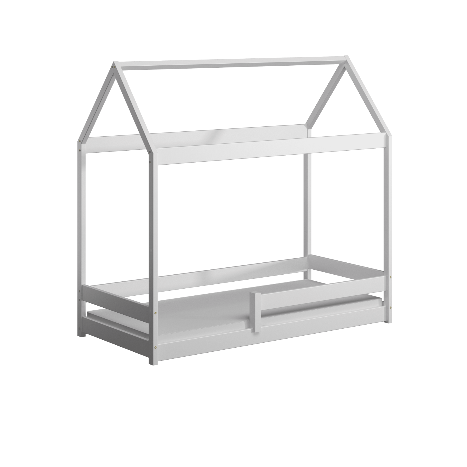 WYPRZEDAŻ! Łóżko pojedyncze DOMEK MIŚ 80X180 BIAŁY