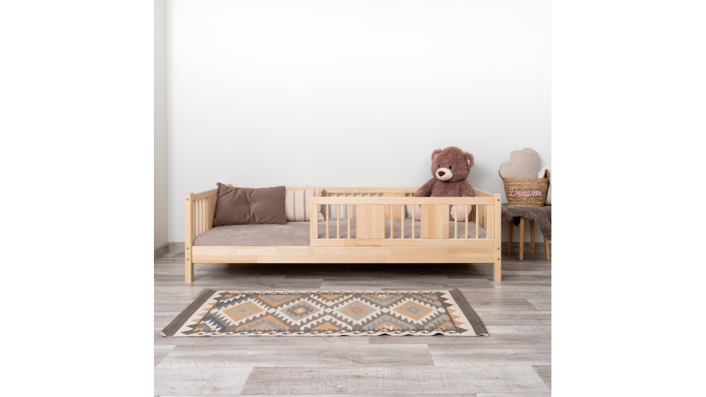 Łóżko LUNA, naturalne drewno sosnowe