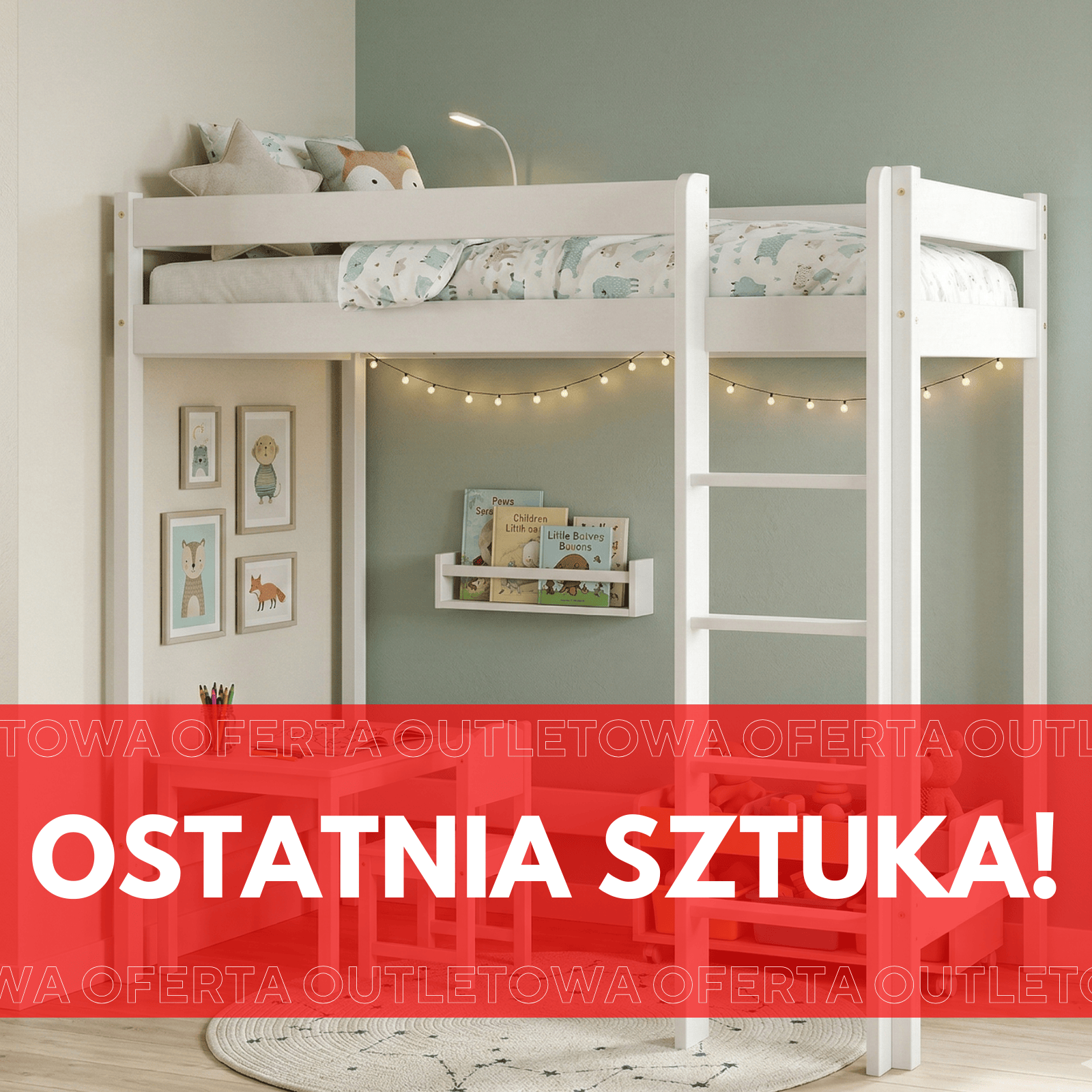 Łóżko Dziecięce Antresola...