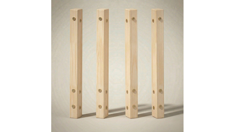 Zestaw nóg Luna / Niko kolor sosna wysokość łóżka 0 cm