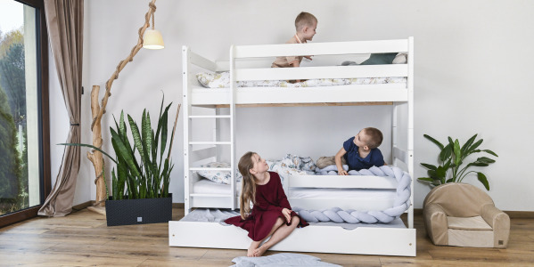 Łóżka dla rodzeństwa - urządzamy wspólny pokój o małym metrażu