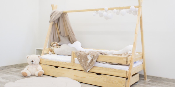 Łóżko tipi - podaruj dziecku miejsce do spania i zabawy!