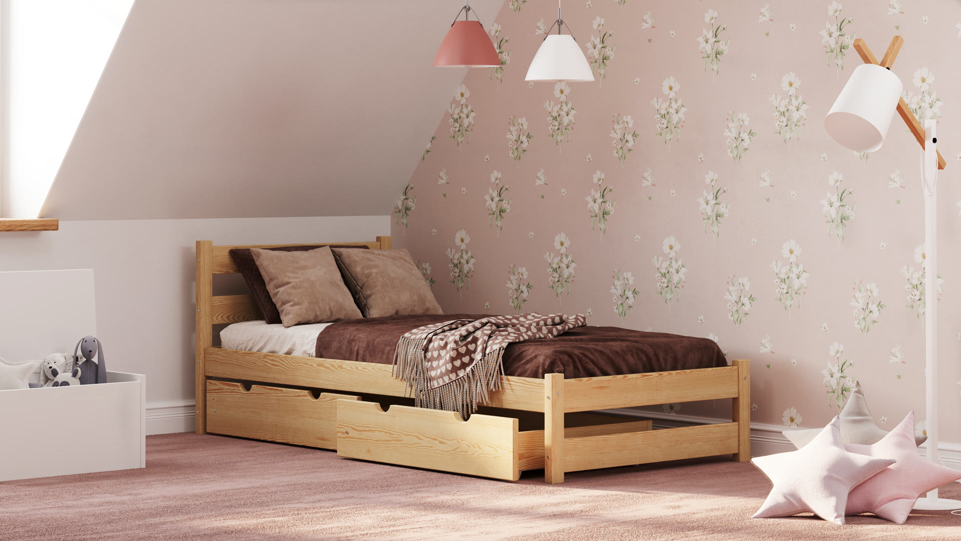 Łóżko dla wysokiego dziecka — jak dopasować długość i konstrukcję?