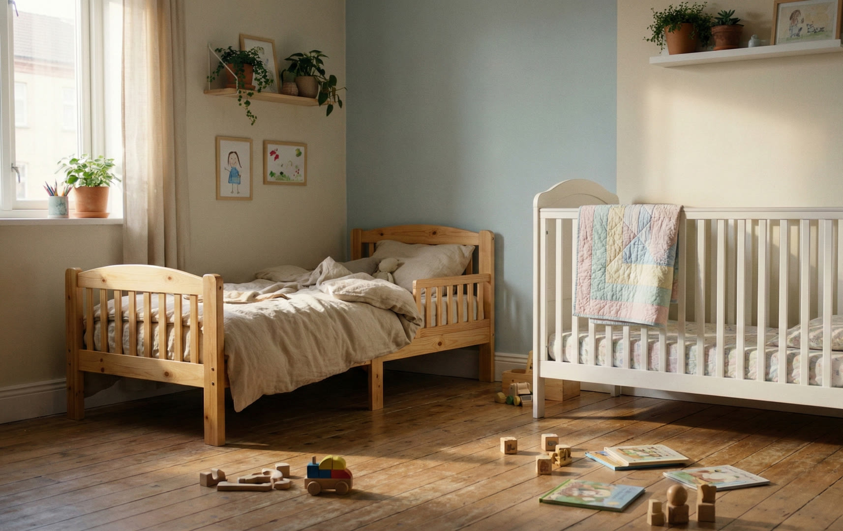 Jak przygotować pokój starszego dziecka na przyjście rodzeństwa – zmiana łóżka i układ pokoju