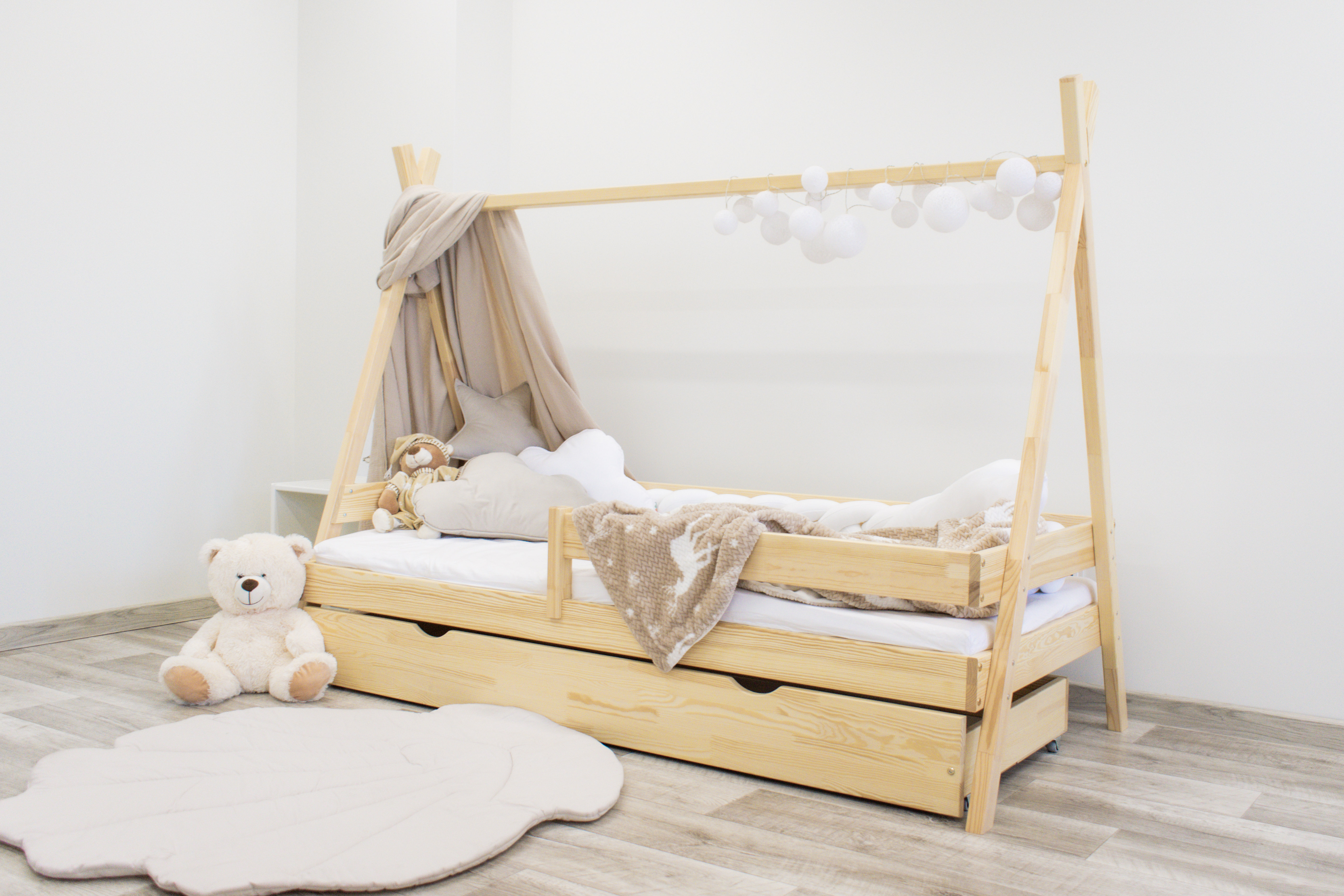 Łóżko tipi - podaruj dziecku miejsce do spania i zabawy!